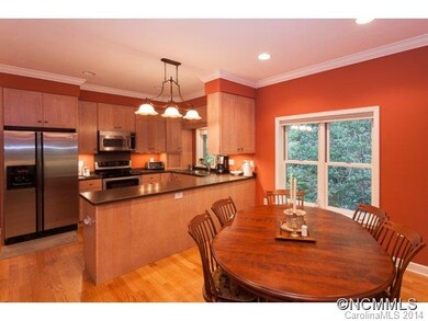 Open and spacious dining area