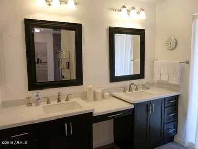 Remodeled master bathroom