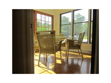 . Sunroom off kitchen
