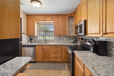 Granite Counters and stainless steel appliances