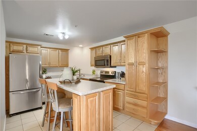 Gorgeous kitchen with brand new solid surface coun