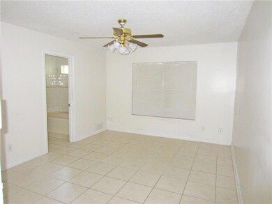 Master Bedroom with Master Bathroom on the left.