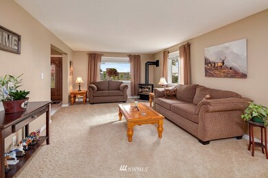 living room with gas fire ambiance