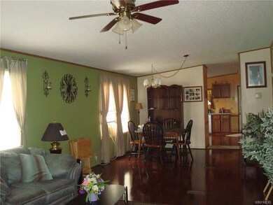 Spacious living/great room features attractive lam
