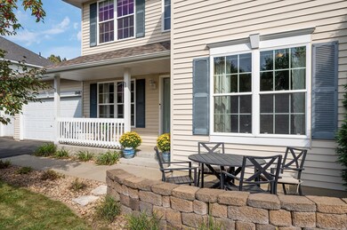 Enjoy sitting out in your front patio, wooded area across the street, feels very serene with greenspace out front and in the back.