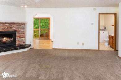 Unit B Living Room Facing Dining Area