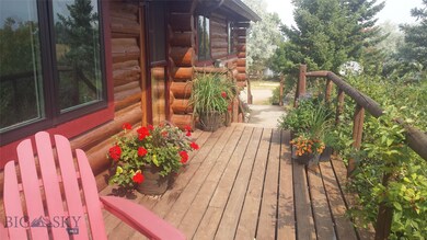 East entrance deck.