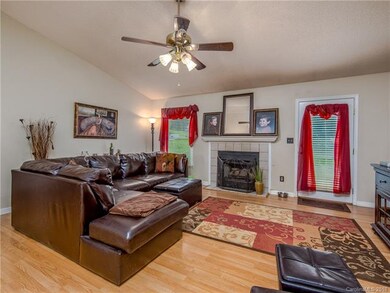 Welcoming Great Room with Gas Log Fireplace