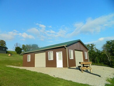 Oversized Amish-built outbuilding