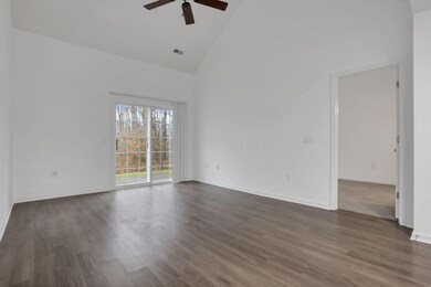 Living Room with Vaulted Ceilings