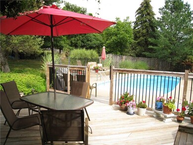 Shaded deck area.  Deck new in 2103.