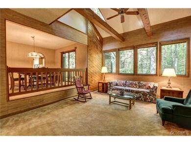 Sunken Great Room with gobs of light and space
