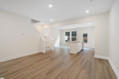 Oversized family room is the perfect place to gath