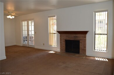 Wood burning fireplace