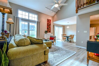 Living room to dining room