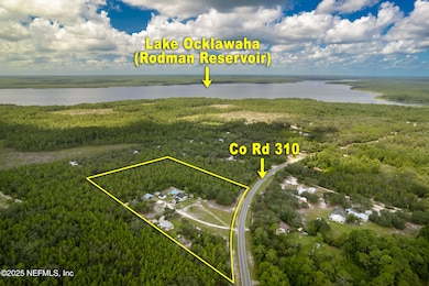 Aerial view of property