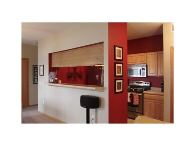 Breakfast Bar. Open bar between kitchen and great 