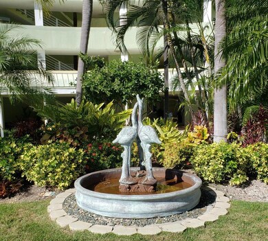 Entrance water feature