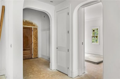 Front Foyer with reeded detail.  Entrance to main 