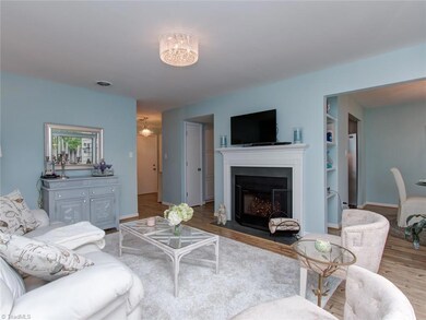Wood burning Fireplace with new custom surround..