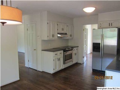 Kitchen view from eating area.