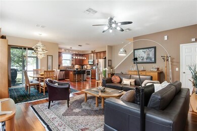 View as you walk in the front door.