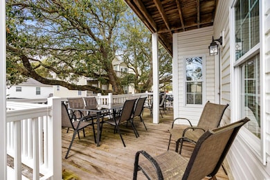 Deck featuring outdoor dining area