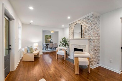 Bright Fireside Living Area