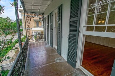 Second floor apartment balcony overlooking Esplana
