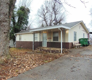 View of front of home with a porch