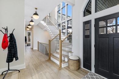 Grand and inviting front entry - Previously built home