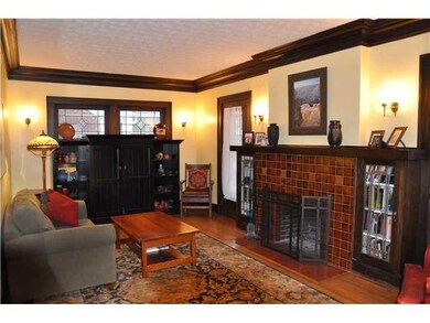 Living Room. Expansive Living room with woodburnin