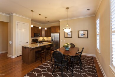 Kitchen with granite countertops