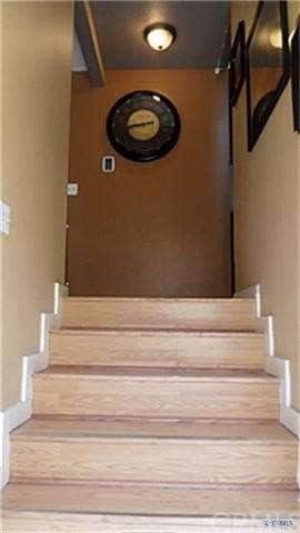 Front entryway leading to living areas on main lev