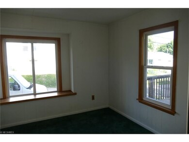 The first floor bedroom could also be used as an o