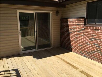 Patio/Deck. Sliding Glass door off the dining room
