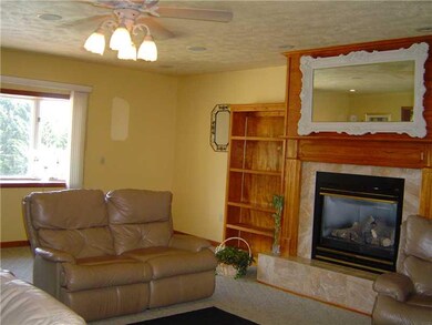 Family Room. Picture window and sliding doors brig