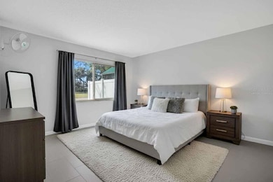 Primary bedroom virtually staged