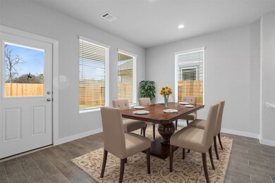 This lovely dining area is perfect for starting th