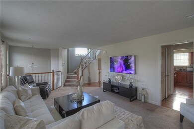 This is the view of the living room to the kitchen