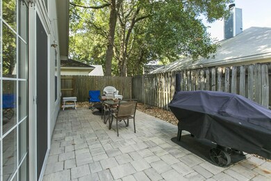 Oversized Patio with Privacy Fence