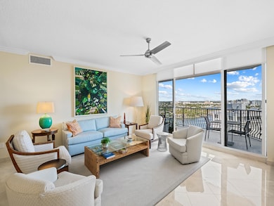 Living Room with Intracoastal Views