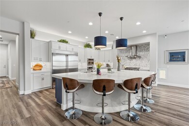 Stunning chef's kitchen with luxury appliances and