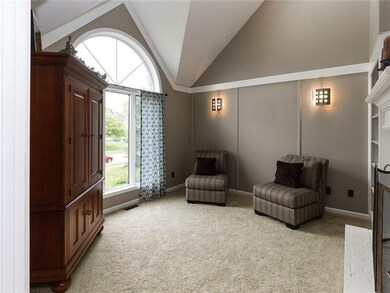 Living Room w/Vaulted Ceiling