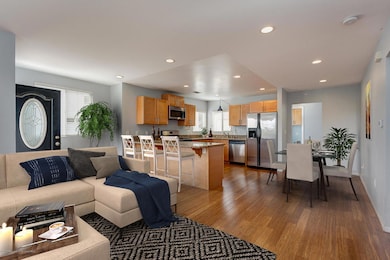 Living & Dining Virtually Staged