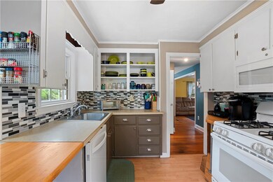 Kitchen with gas stove