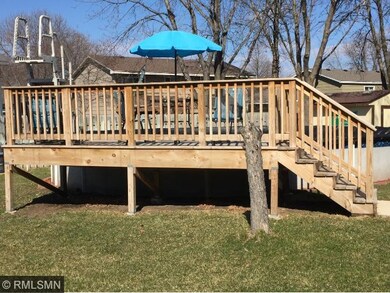 Built In Deck Surrounding Pool!