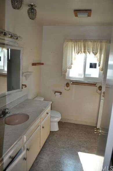 attached master bathroom.  HUGE space, with tub an