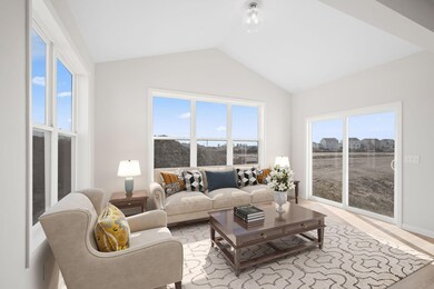 Home features an incredibly tranquil morning room addition. Vaulted gable ceiling upgrade adds an aesthetic vibe.  Drink coffee and read your favorite book as you watch the sun rise.  (Home is virtually staged.)