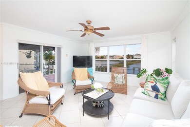 Family room with lake view